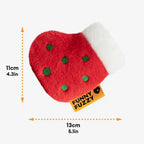 Jouet pour chien en peluche qui couine FUNNYFUZZY Noël - Joie de bas de Noël