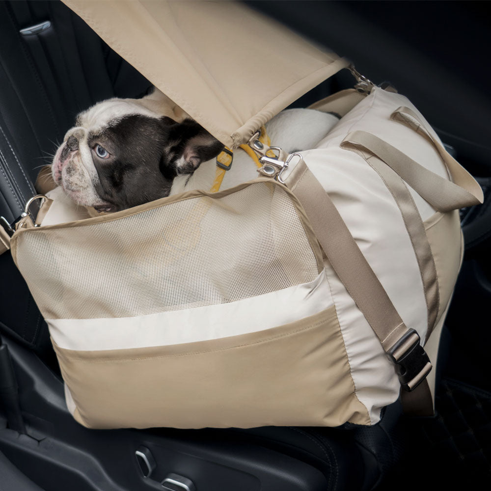 Pare-soleil imperméable et respirant avec protection solaire pour siège auto pour chien Pup Rover