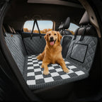 Tapis pour chien en plaid doux et antidérapant pour extension de siège auto