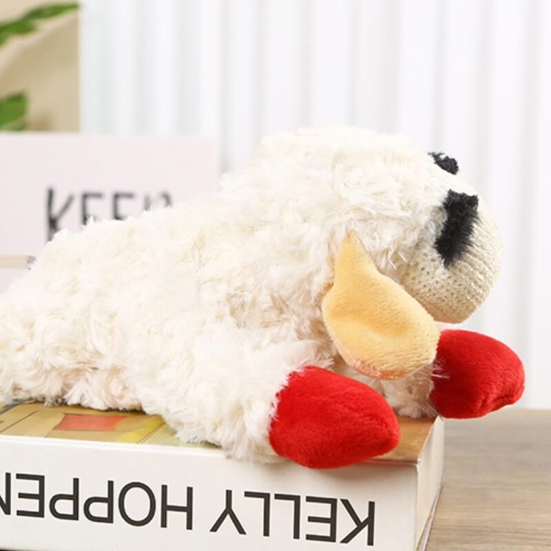 Jouet interactif pour chien agneau en peluche avec sifflet-Exclusif app