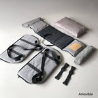 Lit de voiture pour chiens et chats contraste de couleurs détachable et antidérapant