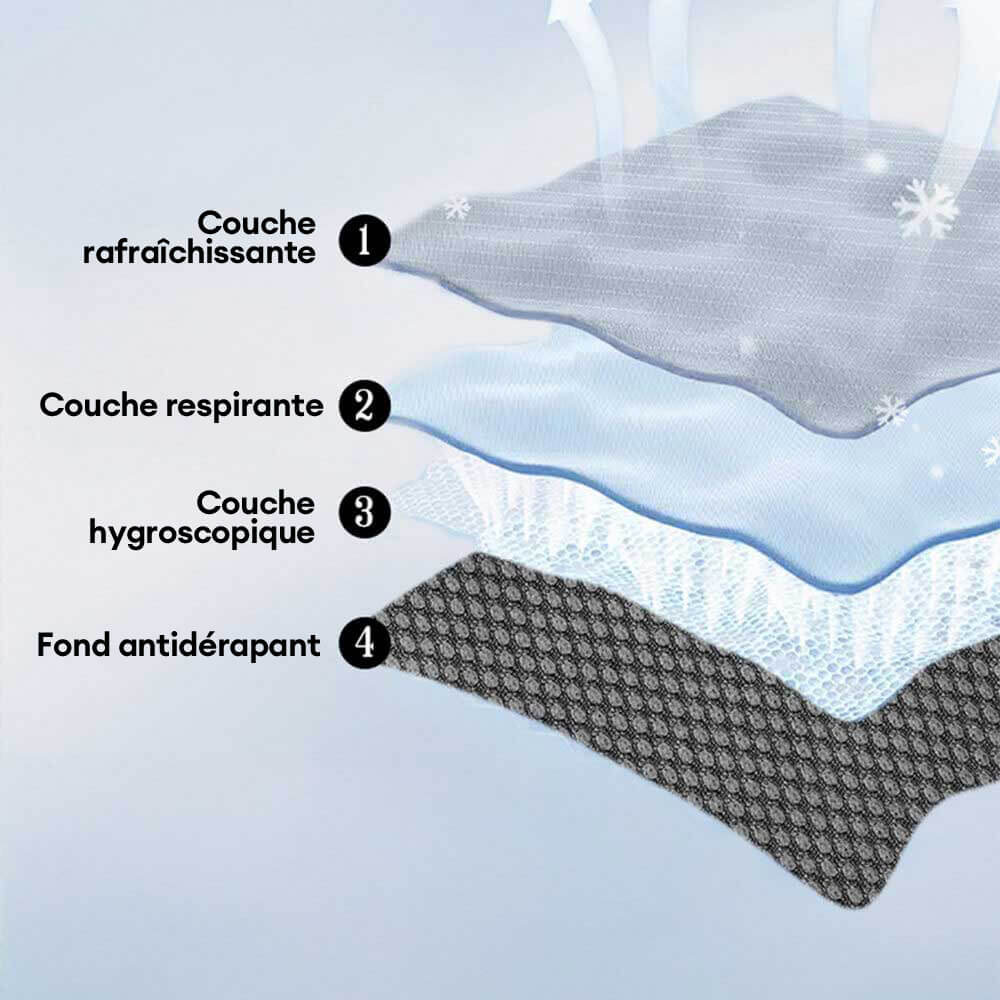 Housse de canapé respirante en soie glacée de Bohème élégante