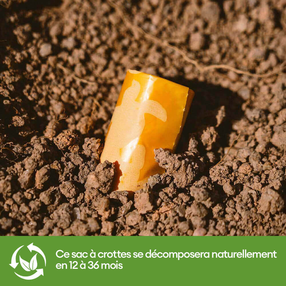 Sacs à crottes recyclés durables parfumés citron FUNNYFUZZY - Fresh Up