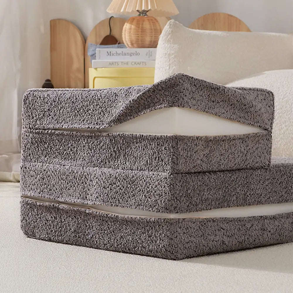 Escaliers pour chiens multi-niveaux pliables en blocs résistants aux rayures en chenille durable