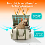 Siège d'auto pour chien imperméable et respirant - Pup Rover