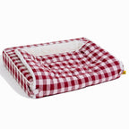 Lit pour chien classique en plaid ergonomique apaisant extensible et lavable