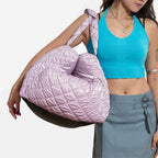 Siège auto pour chien en velours matelassé Luxe Nuage