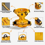 Harnais réfléchissant réglable pour chien FUNNYFUZZY - Flexi Walker