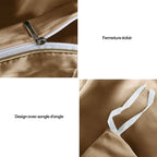 Parure de draps de lit en satin double face brillant luxueux et rafraîchissant