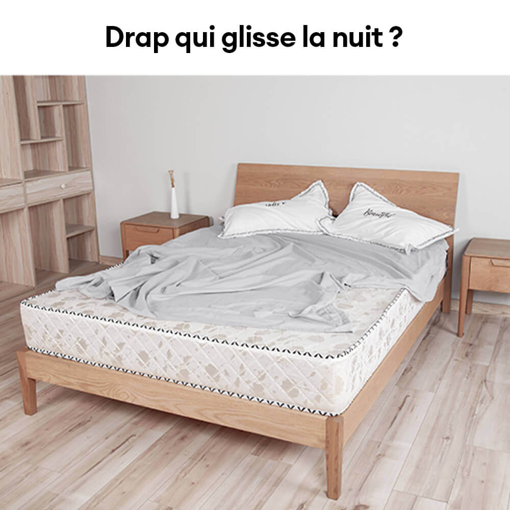 Sangles de drap élastiques antidérapantes ajustables avec clips métalliques