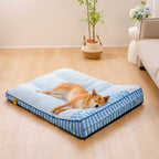 Lit orthopédique pour chien rectangulaire extra large lavable - Sieste rafraîchissante