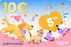 Carte Cadeau Spéciale 5e Anniversaire FUNNYFUZZY 2025