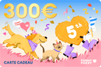 Carte Cadeau Spéciale 5e Anniversaire FUNNYFUZZY 2025
