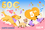 Carte Cadeau Spéciale 5e Anniversaire FUNNYFUZZY 2025