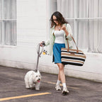Sac de plage en coton tissé léger fait main transport pour animaux idéal pour les vacances d'été