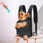 Sac à dos pour chien de voyage avant respirant et ajustable