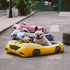 Lit pour animal convertible voiture de course - Fast et Fur