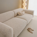 Housse de canapé extensible intégrale anti-rayures en chenille élégante toutes saisons