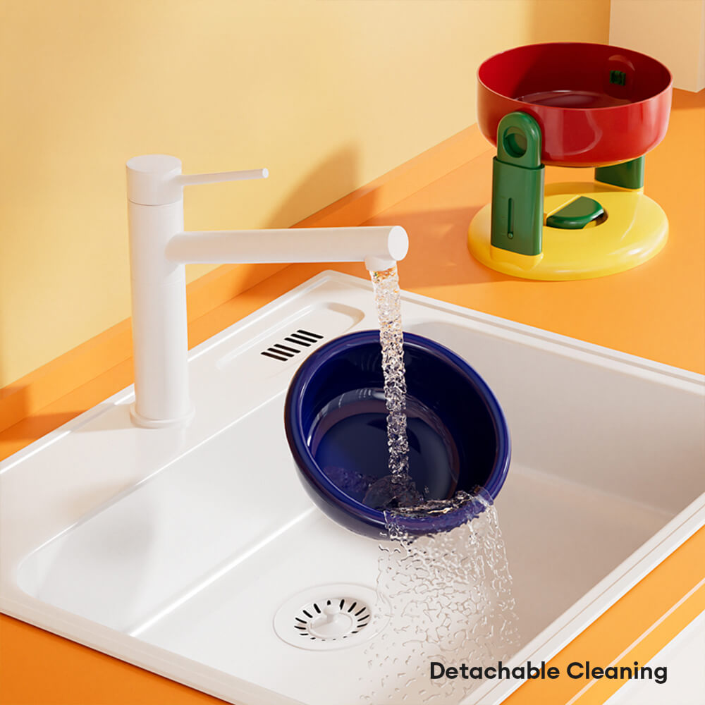 Bol surélevé pour animaux avec protection de cou réglable base antidérapante