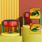 Bol surélevé pour animaux avec protection de cou réglable base antidérapante