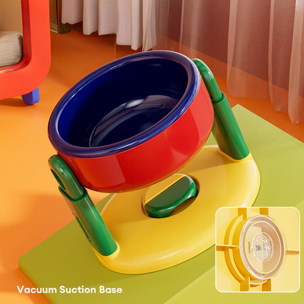 Bol surélevé pour animaux avec protection de cou réglable base antidérapante