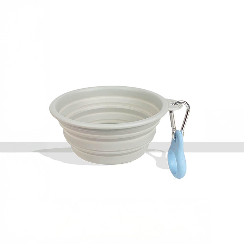 Bol pour chien en silicone portable pliable et extensible pour nourriture et eau-Exclusif app