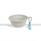 Bol pour chien en silicone portable pliable et extensible pour nourriture et eau