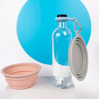 Bol pour chien en silicone portable pliable et extensible pour nourriture et eau-Exclusif app