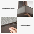 Protège-matelas imperméable à zip doux et antibactérien enveloppant