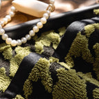 Housse de canapé vintage en peluche à motif pied-de-poule épaisse et antidérapante de haute qualité