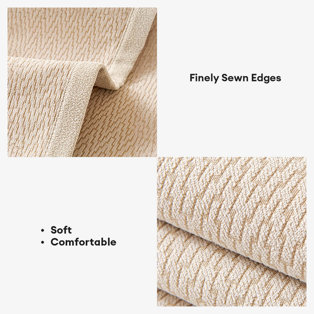 Housse de canapé antidérapante en tissu chenille résistant aux griffes pour intérieur minimaliste