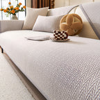 Housse de canapé antidérapante en tissu chenille résistant aux griffes pour intérieur minimaliste