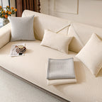 Housse de canapé antidérapante en tissu chenille résistant aux griffes pour intérieur minimaliste