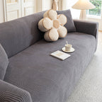 Housse de canapé élastique anti-rayures en polaire toutes saisons à enveloppe complète