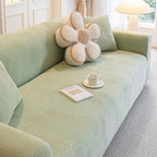 Housse de canapé élastique anti-rayures en polaire toutes saisons à enveloppe complète