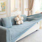 Housse de canapé élastique anti-rayures en polaire toutes saisons à enveloppe complète