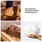 Lit pour chien en similicuir imperméable avec dos en latex protecteur