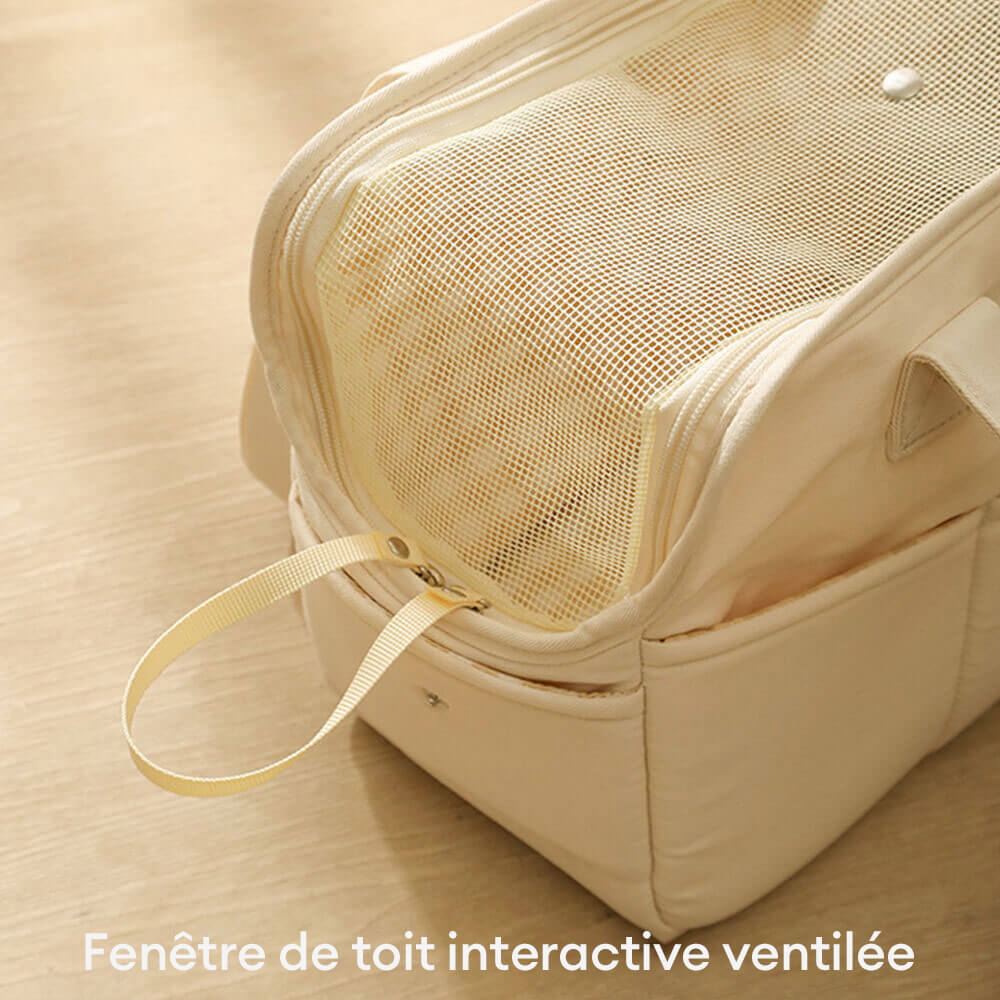 Sac de transport pour chien et chat en tartan tendance pratique pour les voyages