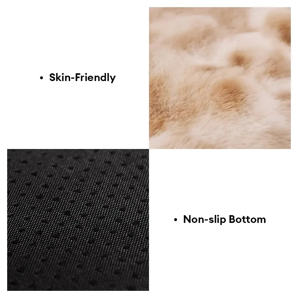 Oreiller lit pour chien en peluche moelleuse confortable pour un sommeil profond