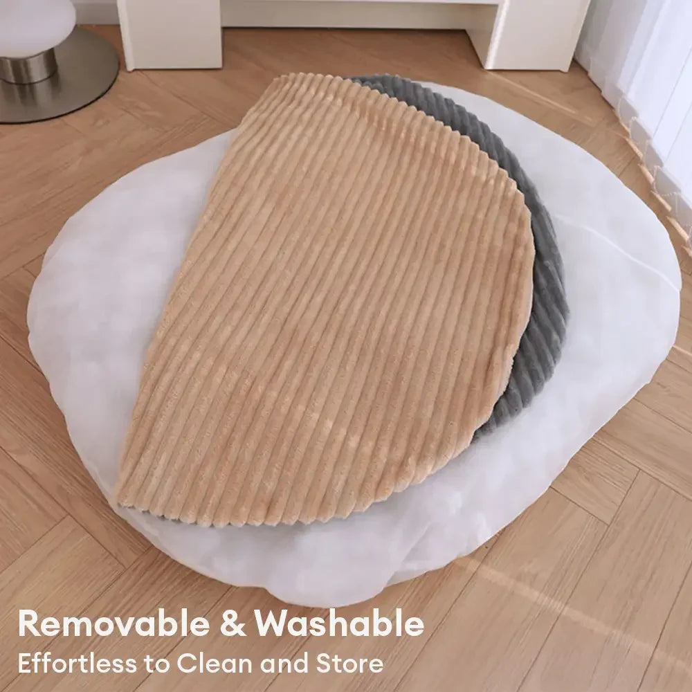 Tapis de sommeil et lit pour animaux de compagnie chauds et confortables, amovibles et lavables.