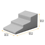 Rampe en mousse pour animaux à pente douce antidérapante et durable escaliers pour chiens