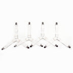 Sangles de drap élastiques antidérapantes ajustables avec clips métalliques