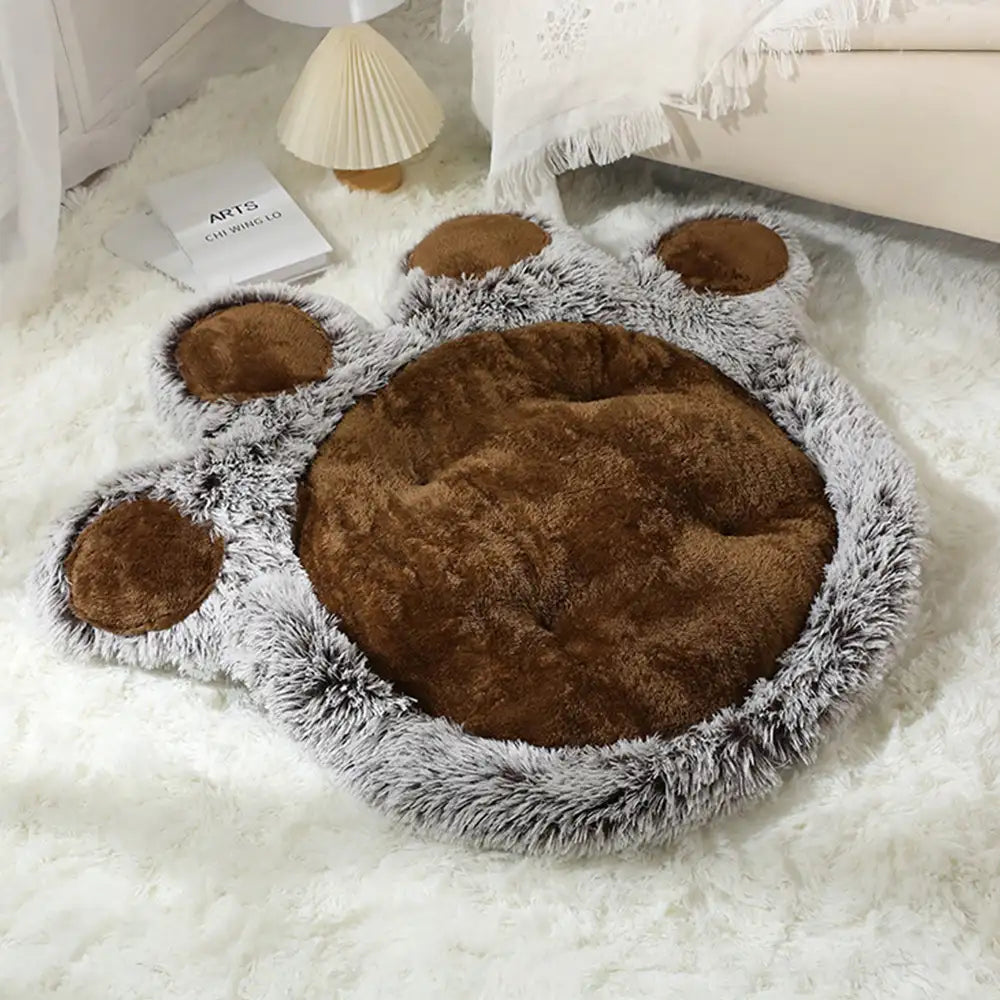 Tapis pour animaux en peluche ours moelleux confortable grand espace pour chien