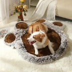 Tapis pour animaux en peluche ours moelleux confortable grand espace pour chien