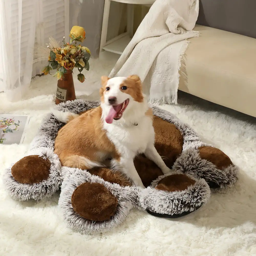 Tapis pour animaux en peluche ours moelleux confortable grand espace pour chien