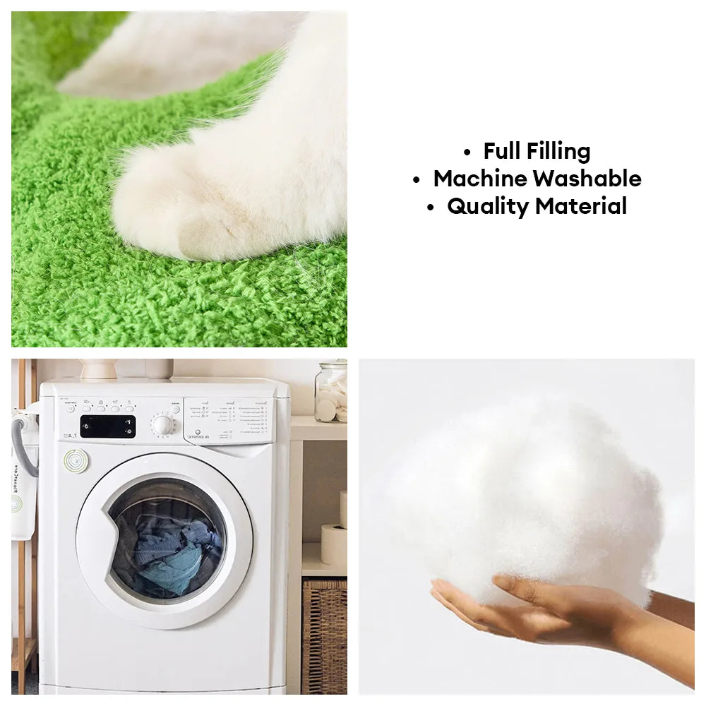 Coussin jouet pour chien en forme d’os avec couineur