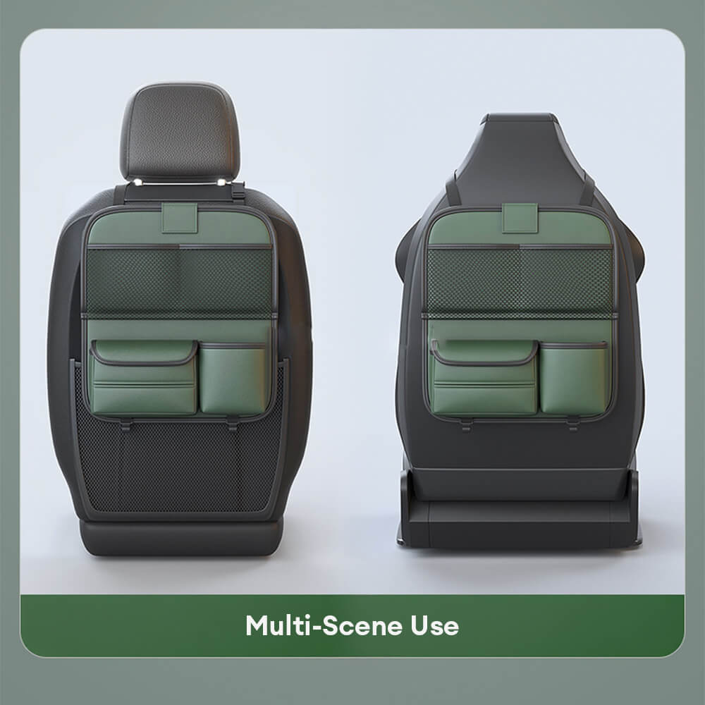 Organisateur pliable pour siège arrière de voiture avec plateau