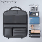 Organisateur pliable pour siège arrière de voiture avec plateau