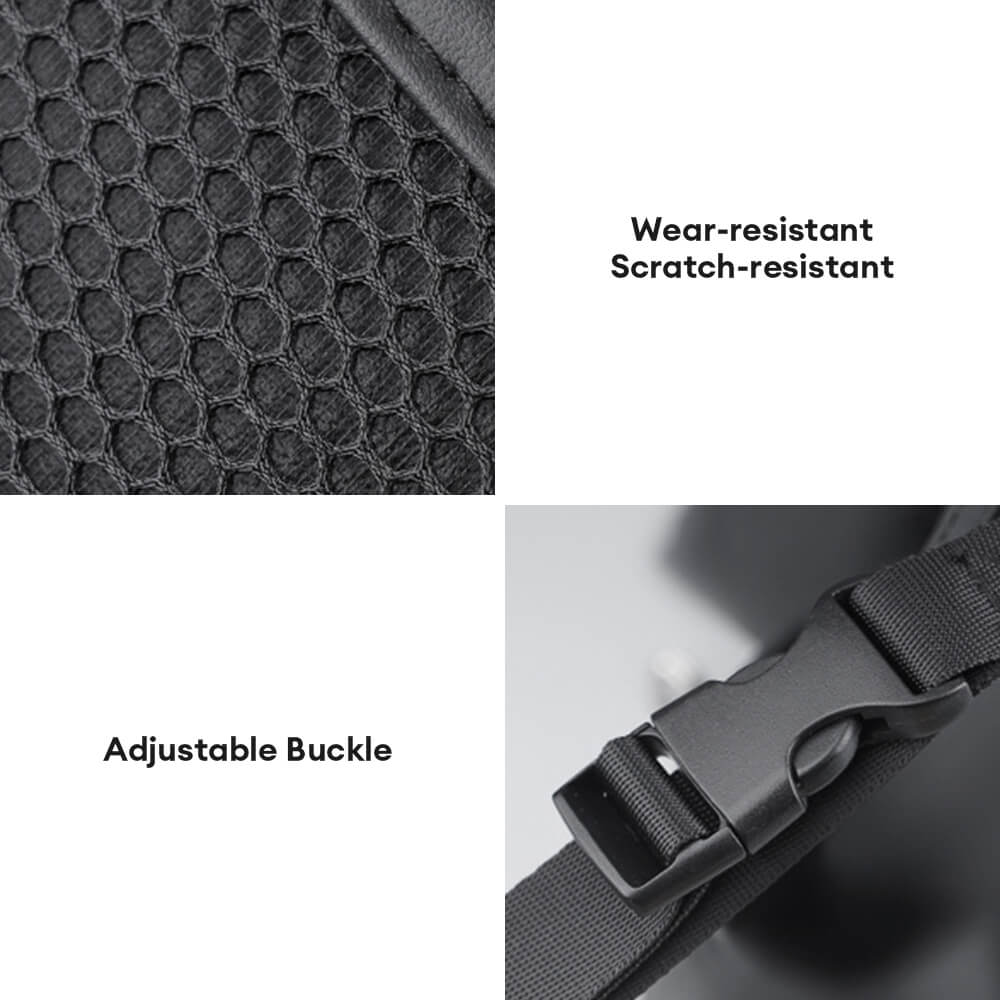 Organisateur pliable pour siège arrière de voiture avec plateau