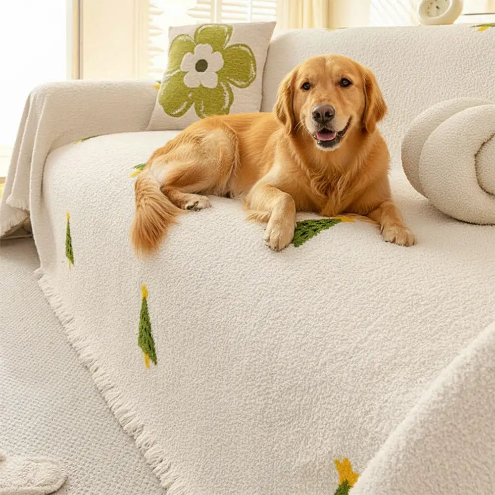 Couverture de canapé en peluche épaisse chic de sapin de Noël